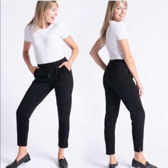 Betabrand | Black Soho Joggers - Picture 2 of 5